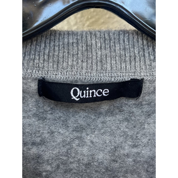 Quince Sweater Womens 2XS Gray Cashmere Knit Crewneck Pullover Soft Cozy Warm - Picture 5 of 5